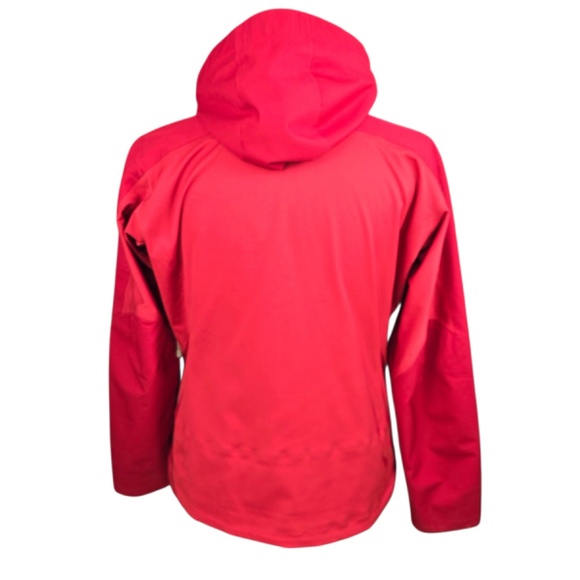 Patagonia Light Smoke Flash Jacket Soft Shell Womens Large Vermillion Red - Picture 3 of 10